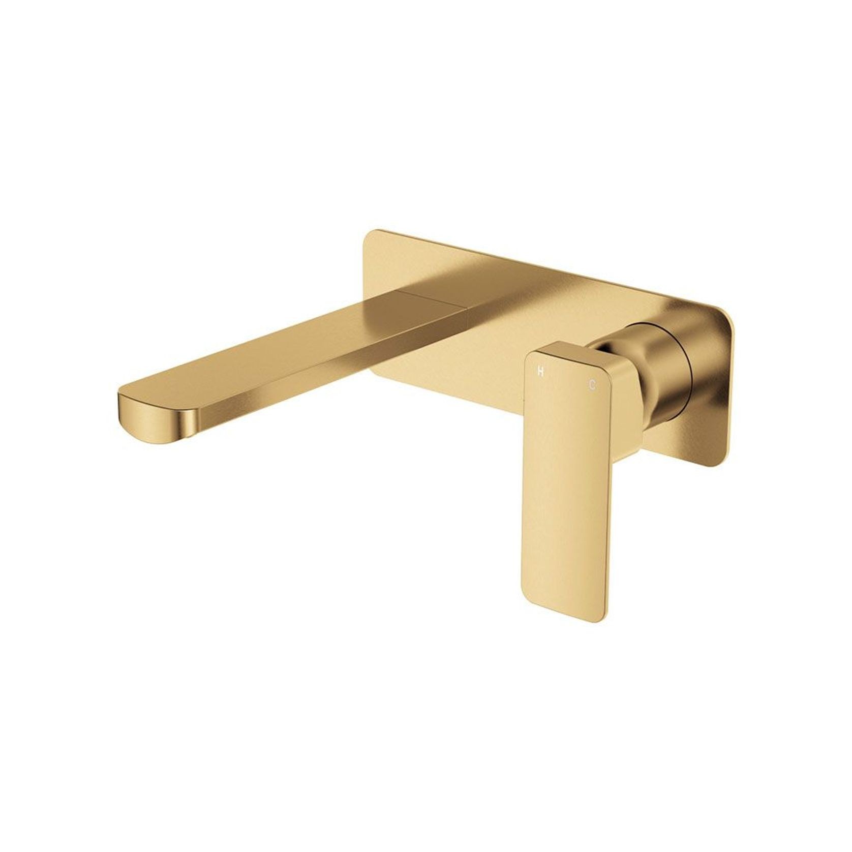 Tono Basin/Bath Wall Mixer Set, Rectangular Plate gallery detail image
