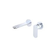 Empire Slim Basin/Bath Wall Mixer Set, Round Plates gallery detail image