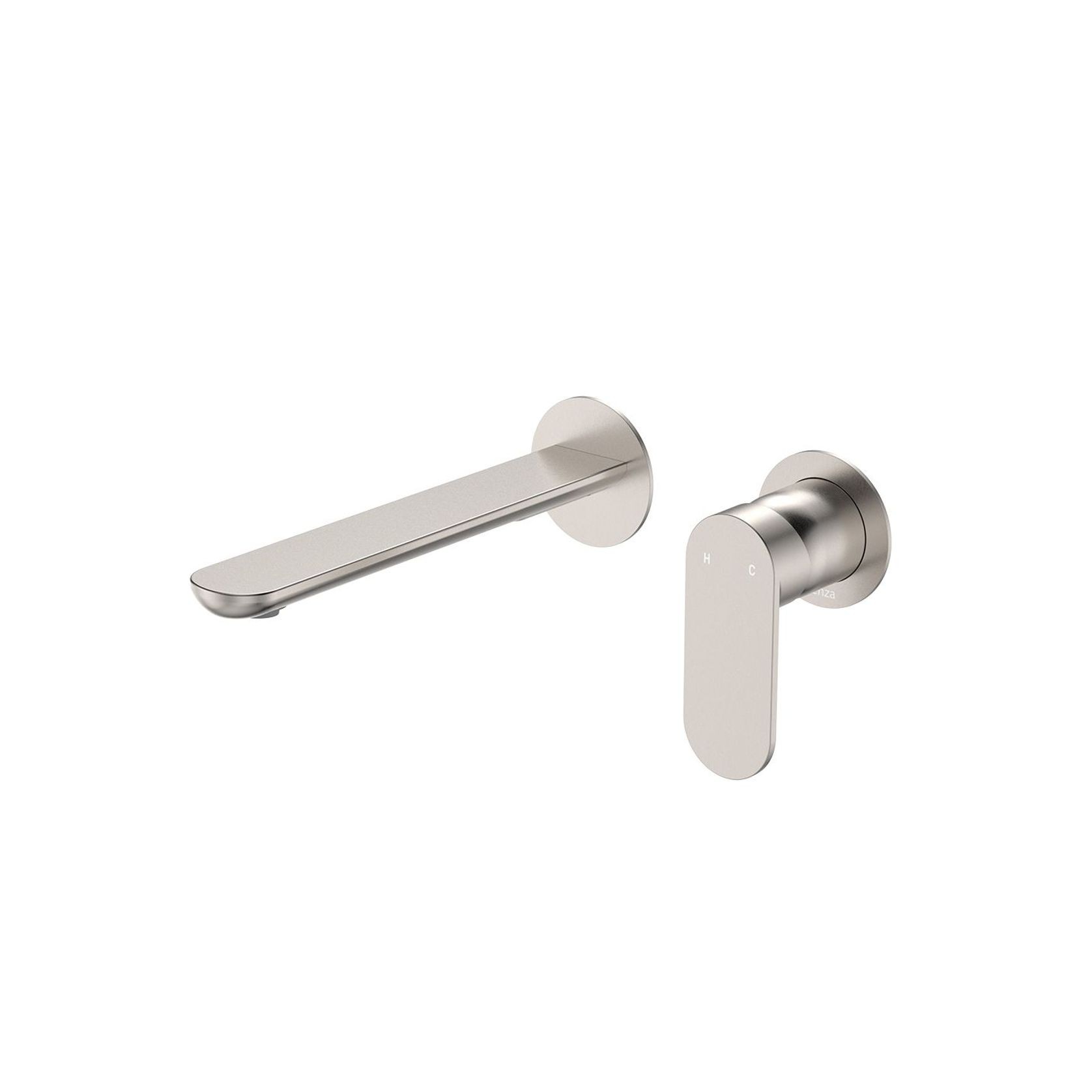 Empire Slim Basin/Bath Wall Mixer Set, Round Plates gallery detail image
