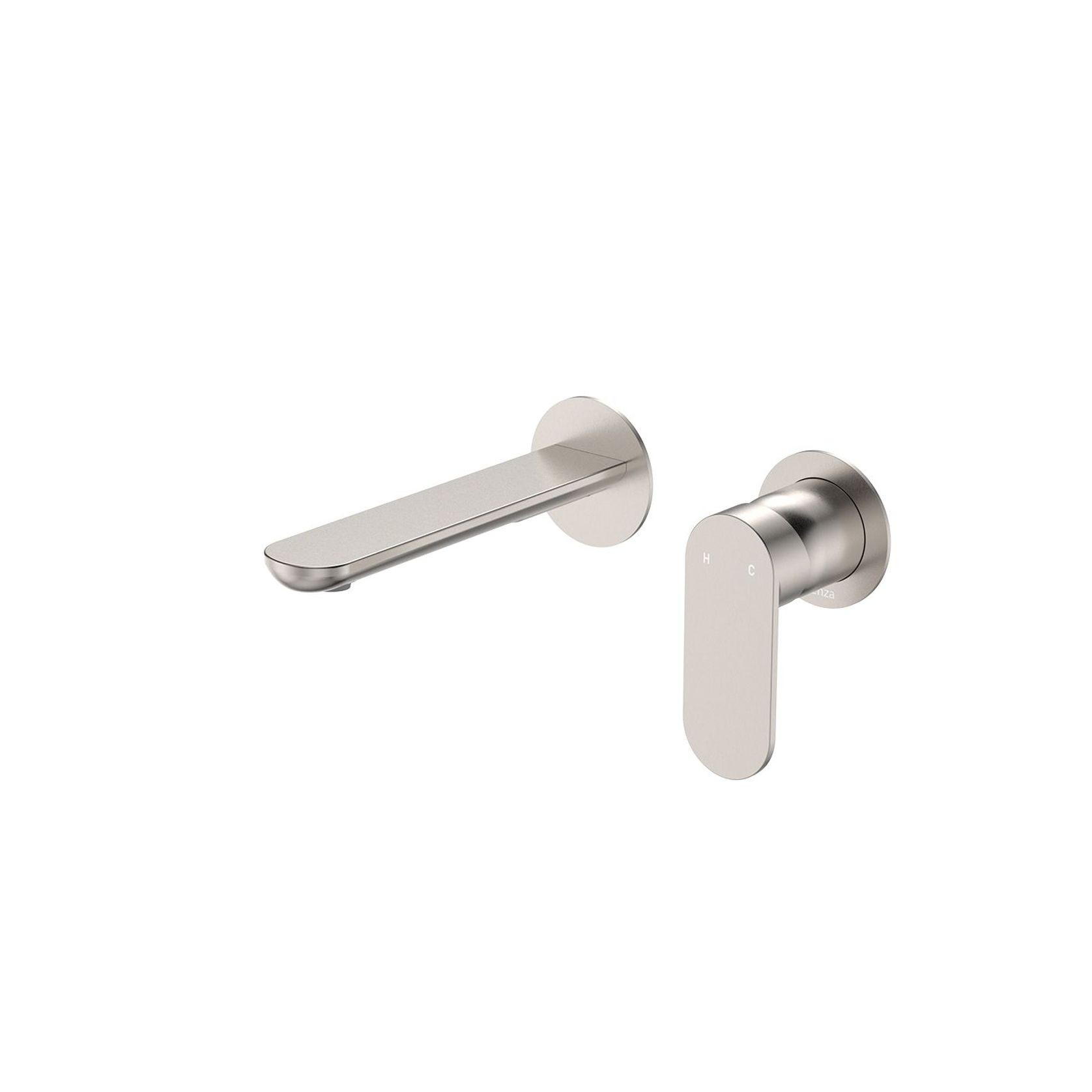 Empire Slim Basin/Bath Wall Mixer Set, Round Plates gallery detail image