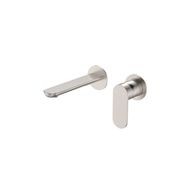 Empire Slim Basin/Bath Wall Mixer Set, Round Plates gallery detail image