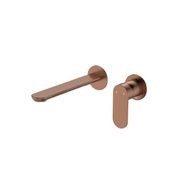 Empire Slim Basin/Bath Wall Mixer Set, Round Plates gallery detail image