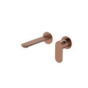 Empire Slim Basin/Bath Wall Mixer Set, Round Plates gallery detail image