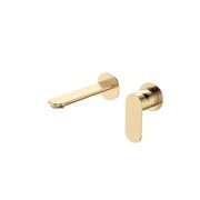 Empire Slim Basin/Bath Wall Mixer Set, Round Plates gallery detail image