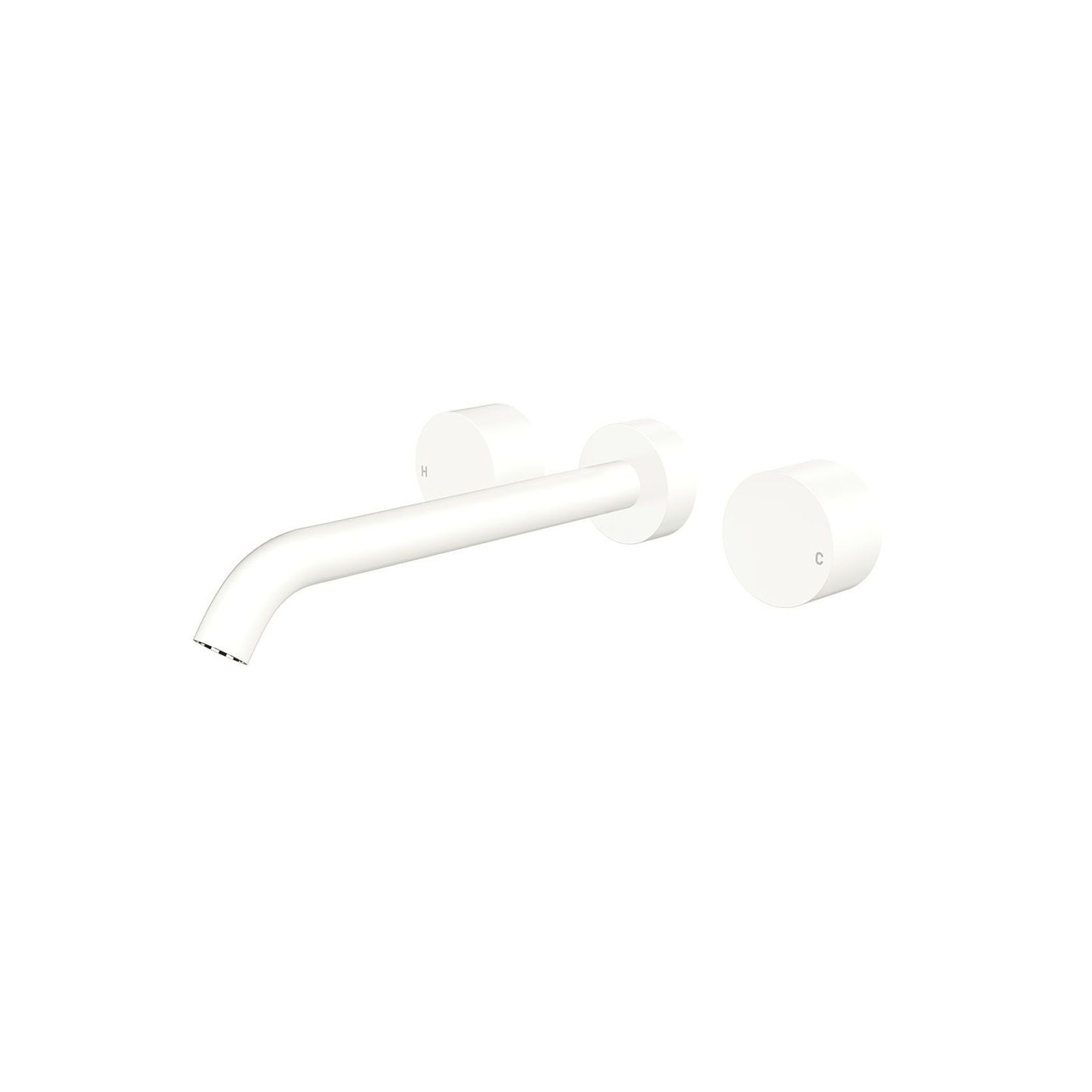 Kaya Wall Set, Round Taps, 220mm Outlet gallery detail image