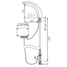 Delabie Tempomatic 2 Electronic Basin Tap gallery detail image