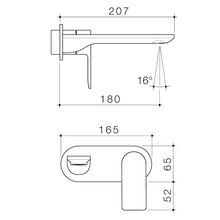 Urbane II Wall Basin/Bath Trim Kit 180mm Round Cover gallery detail image