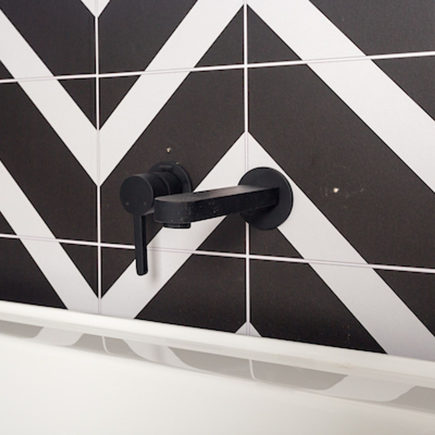 Studio Pin Lever Wall Mount Basin Mixer gallery detail image