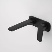 Contura II Wall Basin/Bath Mixer 180mm | Matte Black gallery detail image