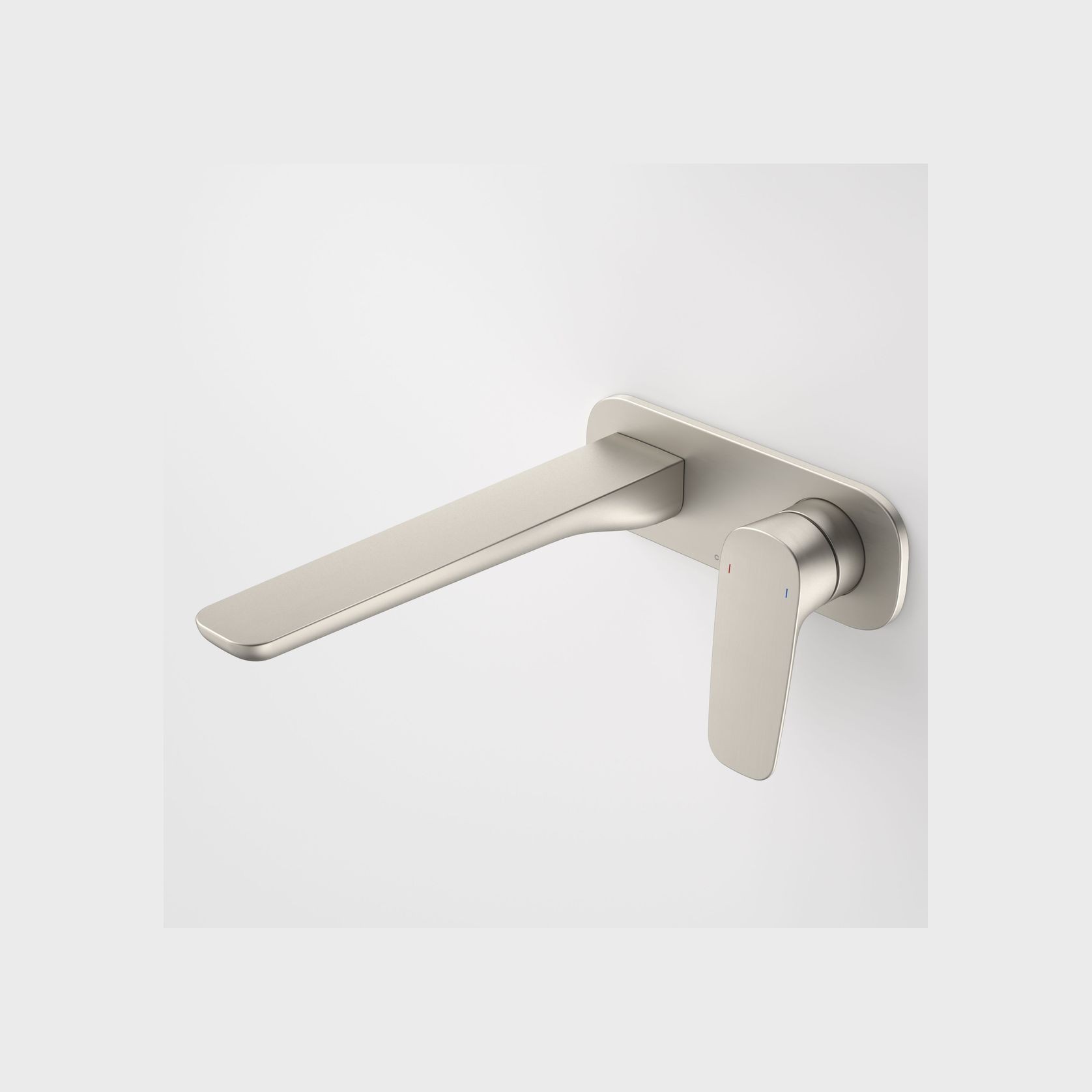 Contura II Wall Basin/Bath Mixer 220mm  | Brushed Nickel gallery detail image