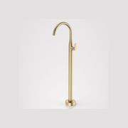 Contura II Freestanding Bath Filler | Brushed Brass gallery detail image