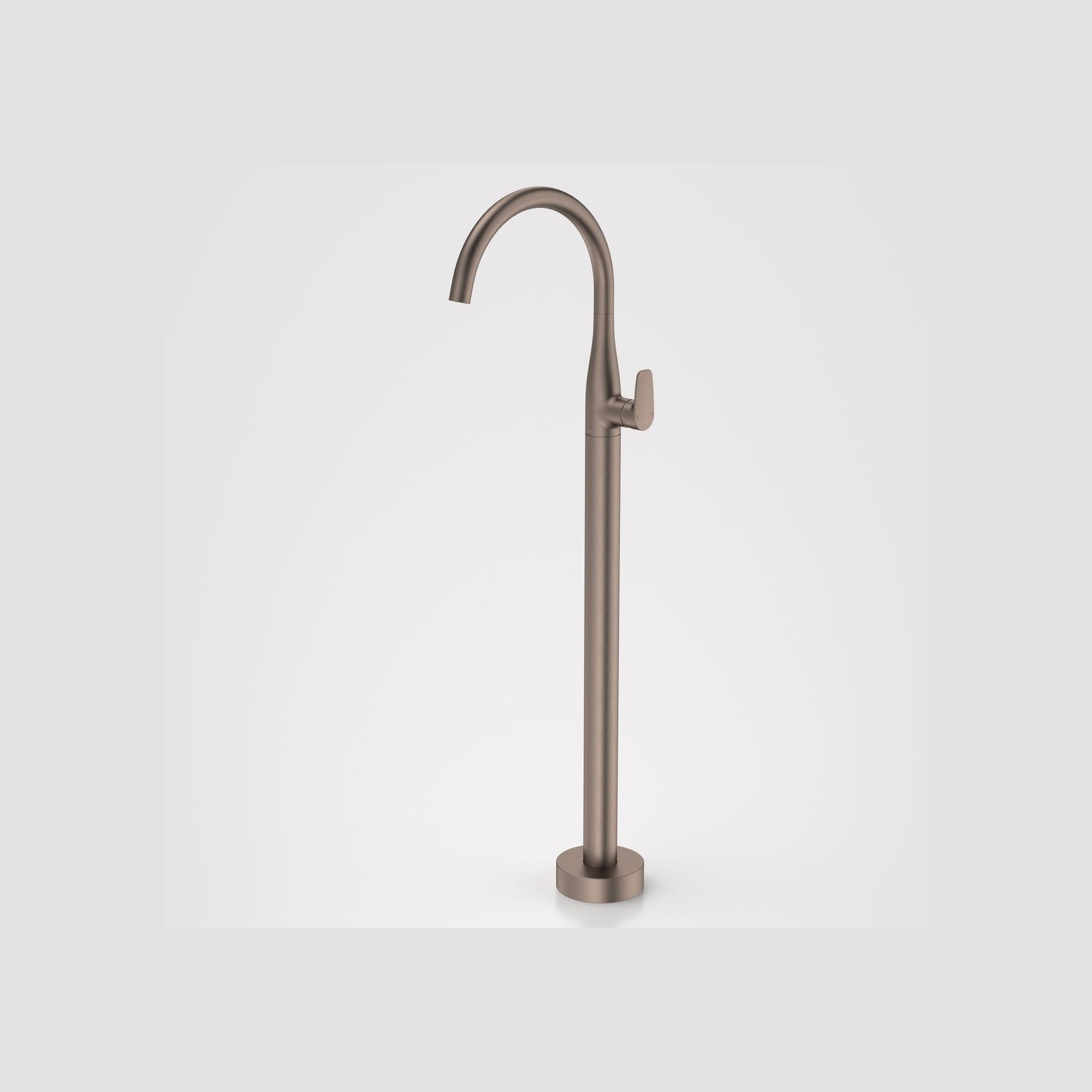 Contura II Freestanding Bath Filler | Brushed Bronze gallery detail image