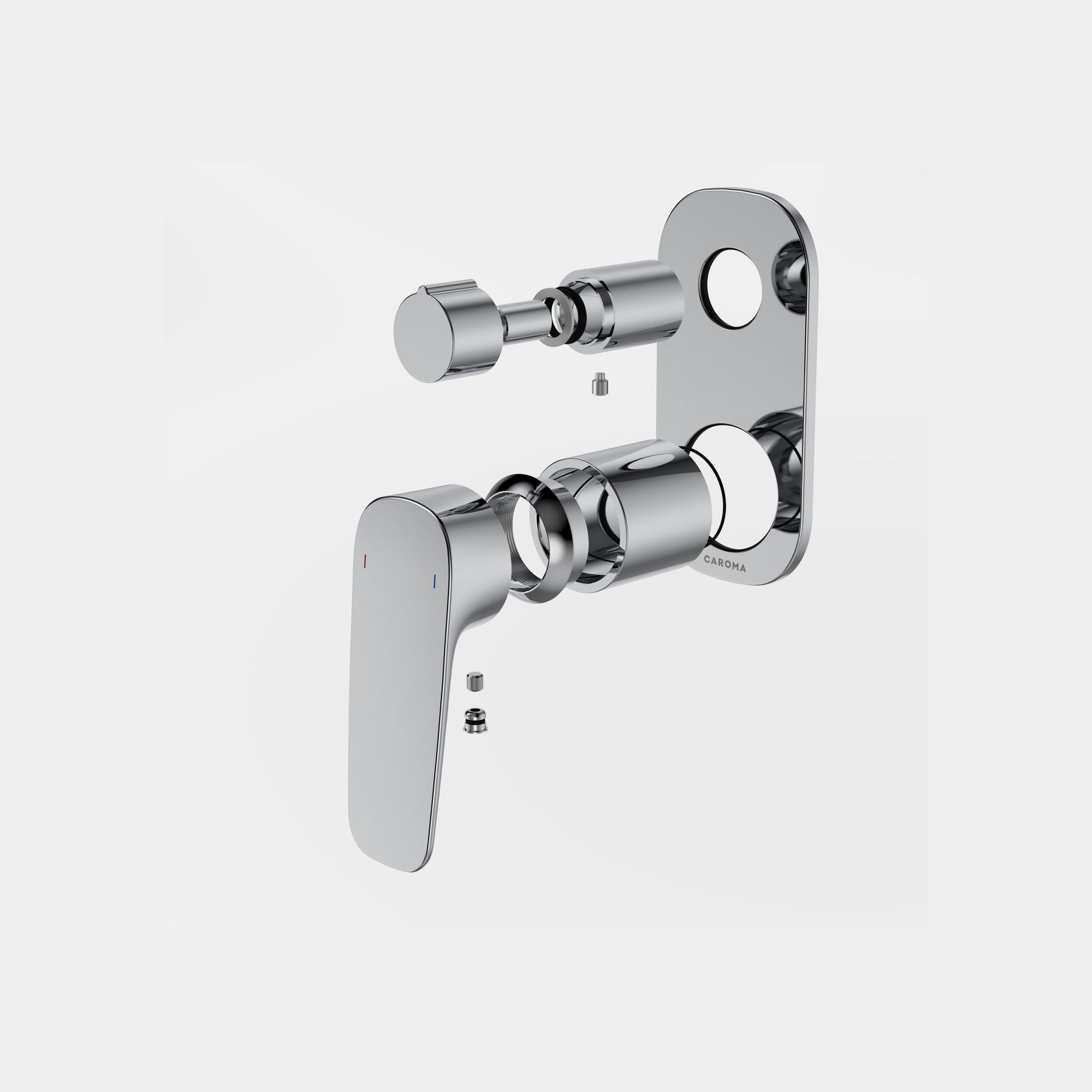 Contura II Bath/Shower Mixer with Diverter - Trim Kit  | Chrome gallery detail image