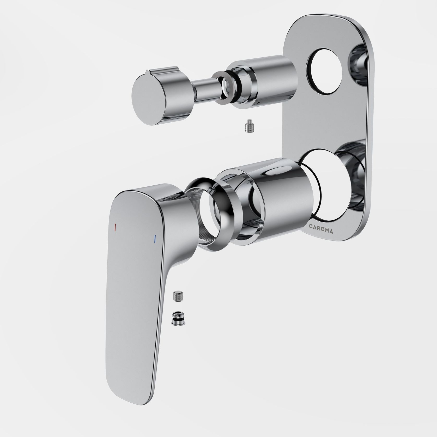 Contura II Bath/Shower Mixer with Diverter - Trim Kit  | Chrome gallery detail image