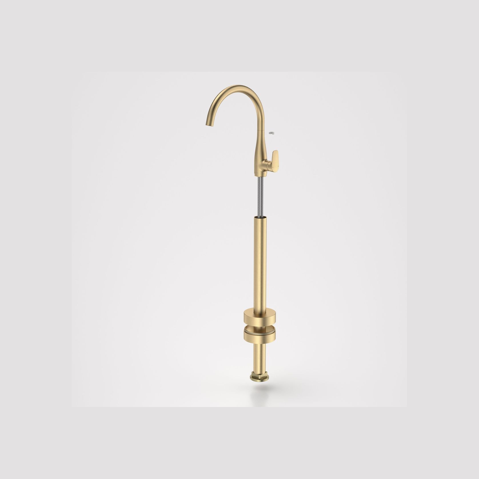 Contura II Freestanding Bath Filler - Trim Kit | Brushed Brass gallery detail image