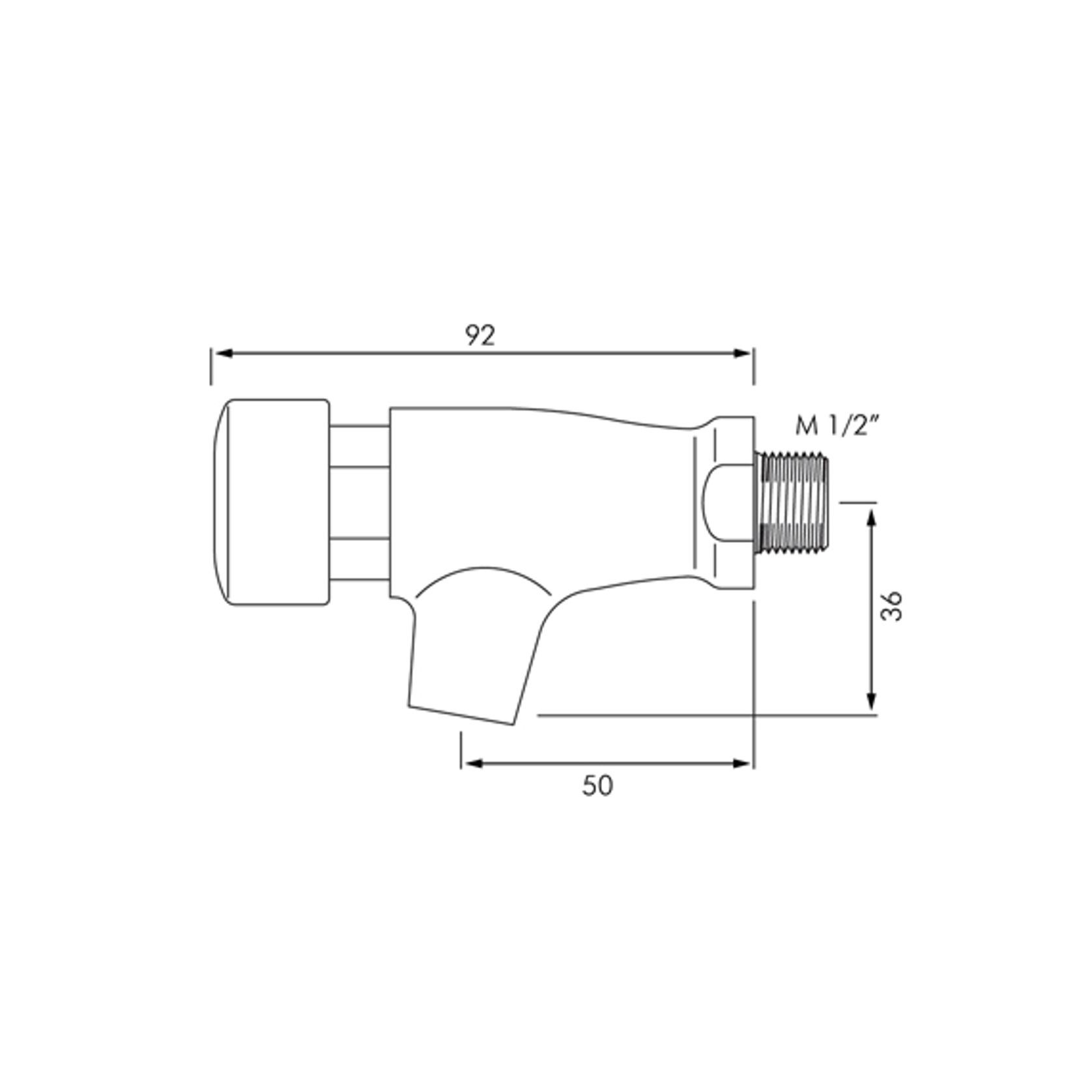 Delabie Tempostop Time Flow Bib Tap gallery detail image