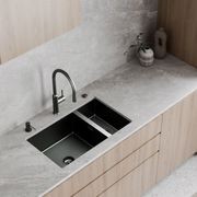 Nature Piper Pull Down Sink Mixer | Textured Handle gallery detail image
