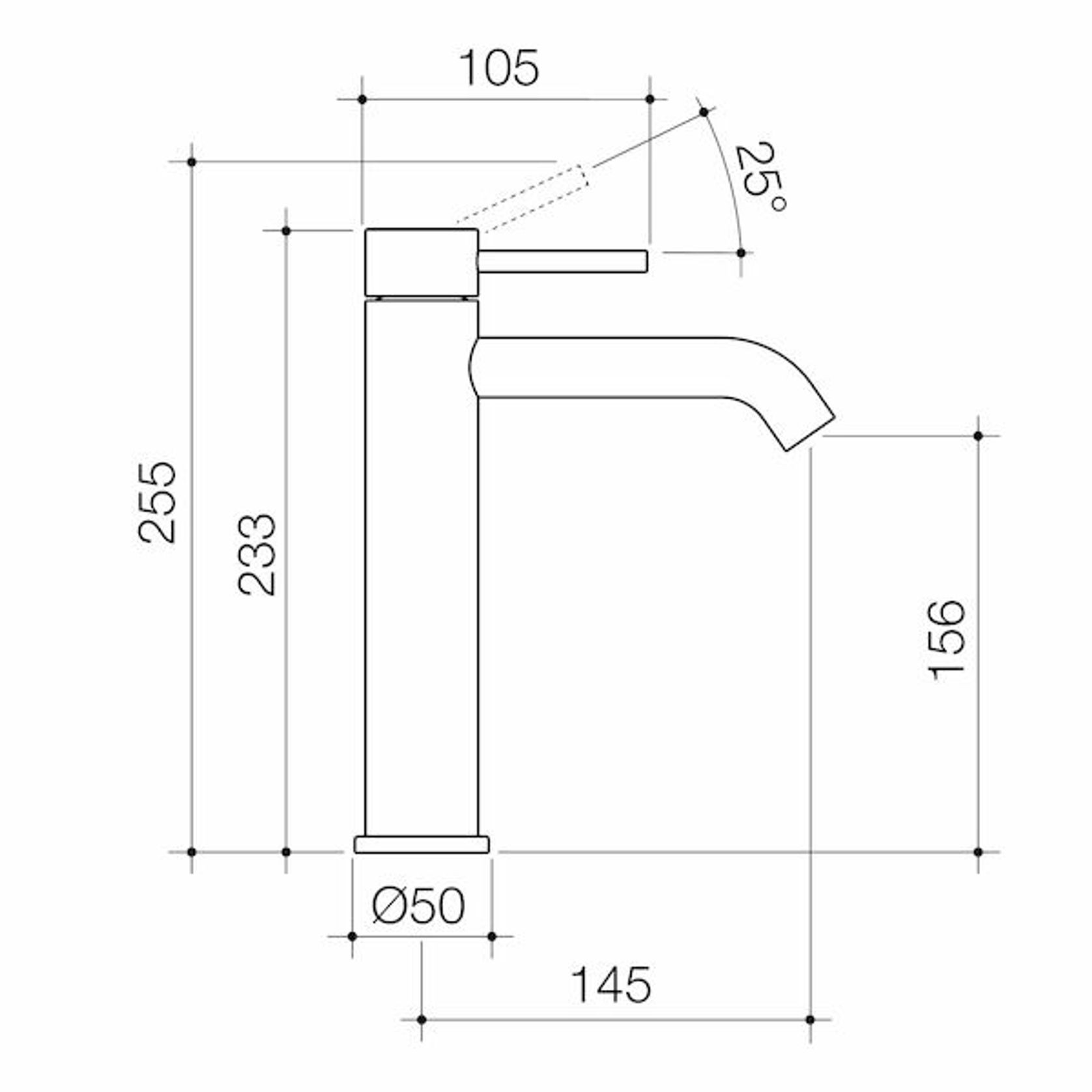 Liano II Mid Tower Basin Mixer - All Pressure - Lead Free gallery detail image