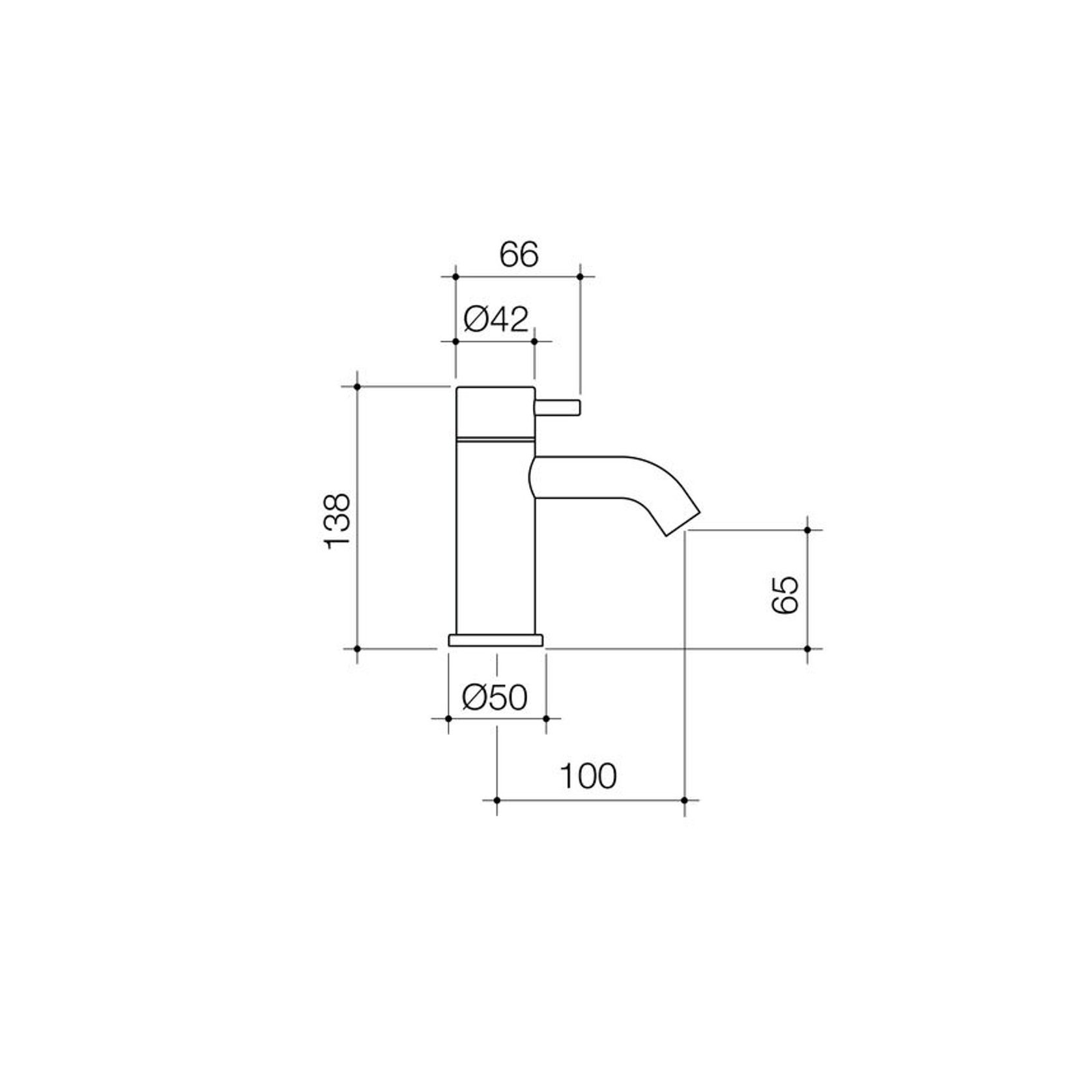 Civic Hob Quarter Turn Tap gallery detail image
