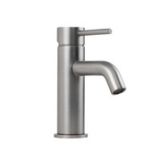 Mira Brushed Nickel Short Basin Mixer gallery detail image