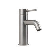 Mira Brushed Nickel Short Basin Mixer gallery detail image