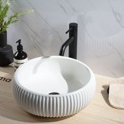Mira Matte Black Tall Basin Mixer gallery detail image