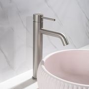 Mira Brushed Nickel Tall Basin Mixer gallery detail image