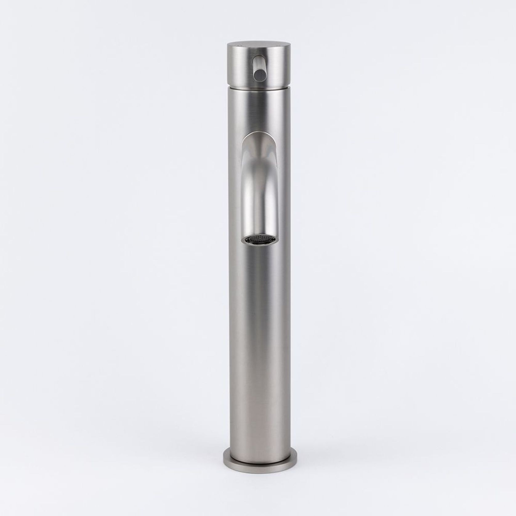 Mira Brushed Nickel Tall Basin Mixer gallery detail image