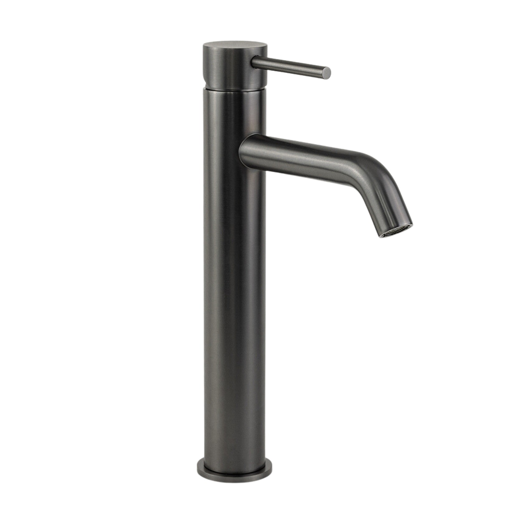 Mira Brushed Gunmetal Tall Basin Mixer gallery detail image