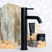 Mira Matte Black Tall Basin Mixer gallery detail image