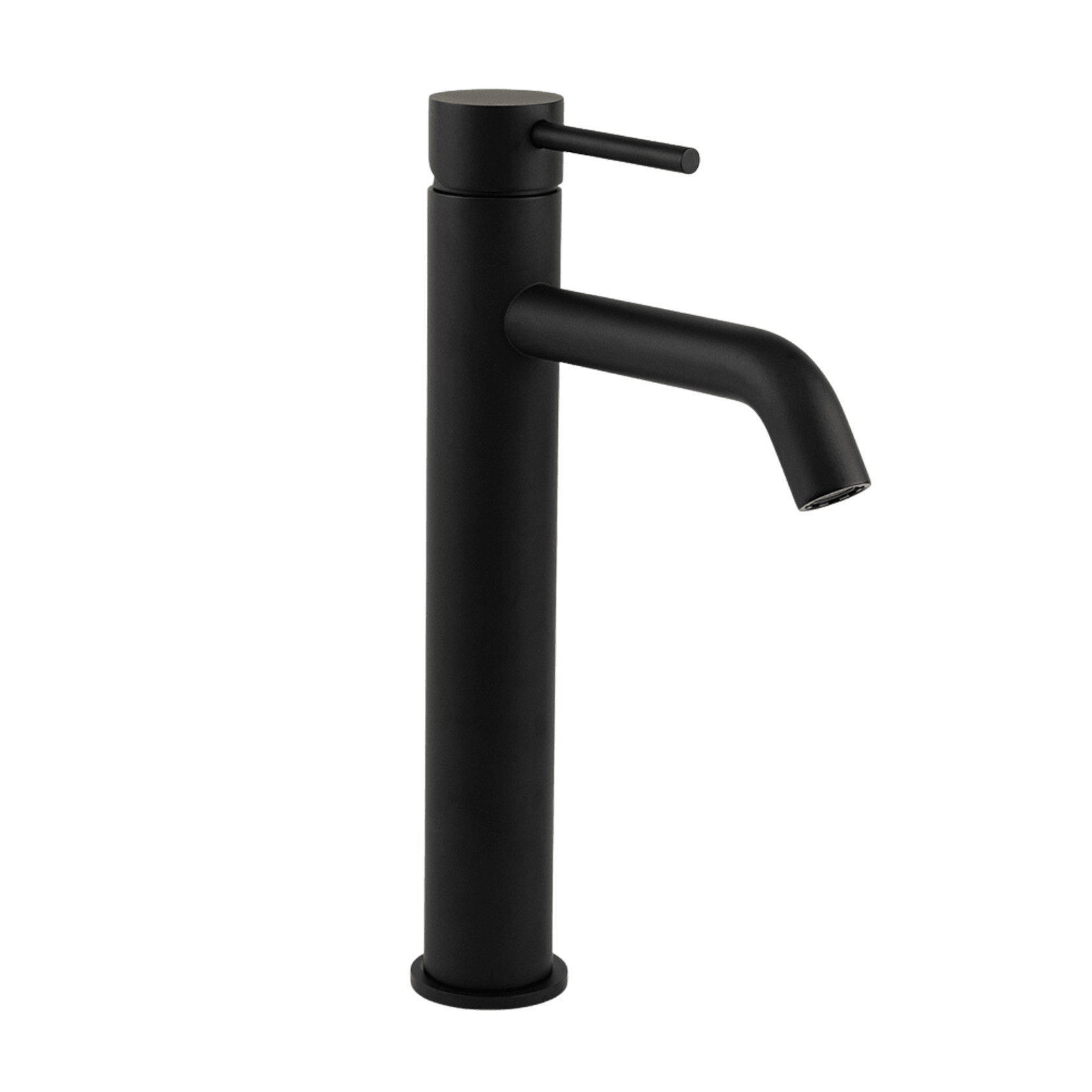 Mira Matte Black Tall Basin Mixer gallery detail image