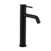 Mira Matte Black Tall Basin Mixer gallery detail image
