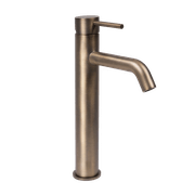 Mira Brushed Vintage Antique Brass Tall Basin Mixer gallery detail image