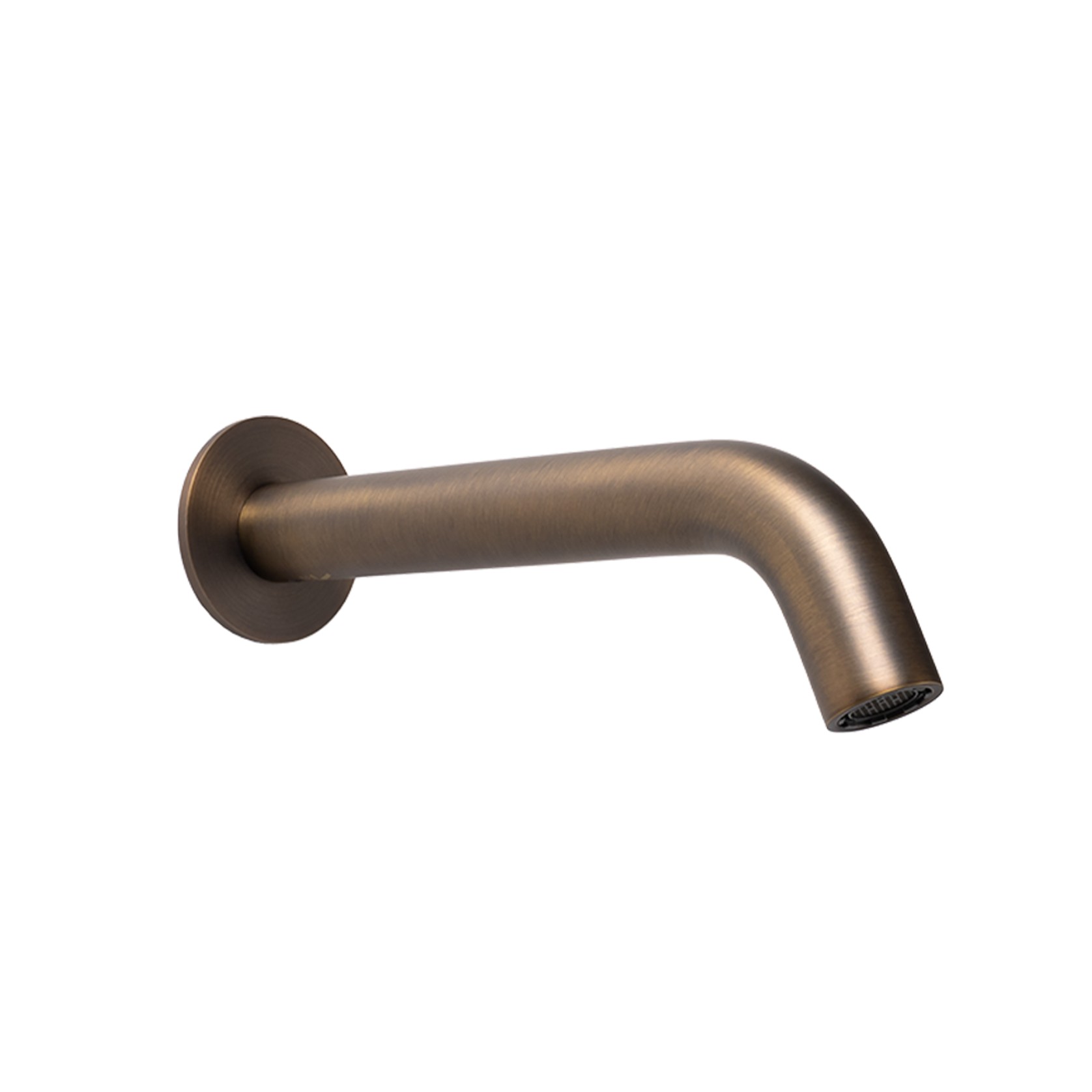 Mira Brushed Vintage Antique Brass Wall Spout gallery detail image