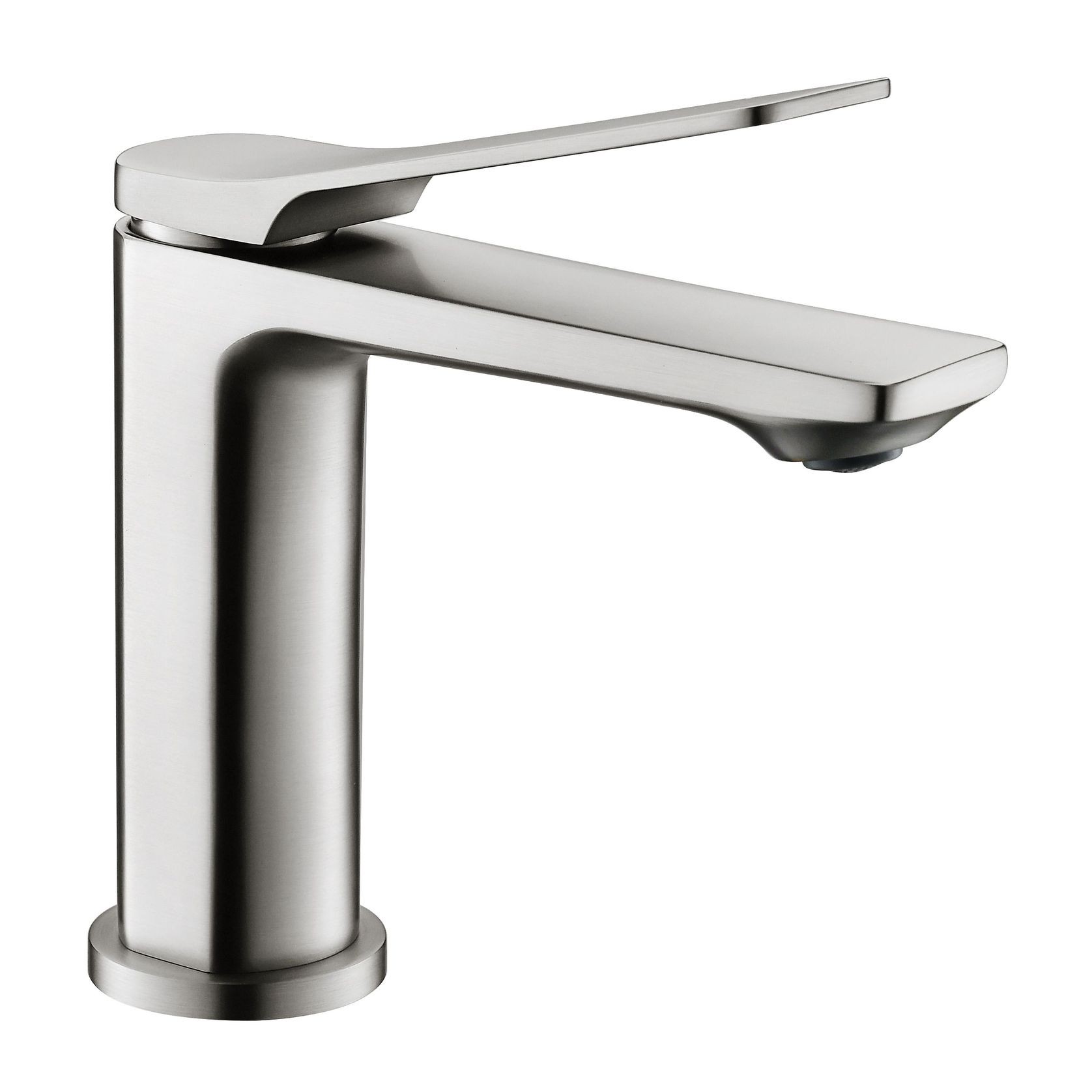 Rushy Basin Mixer Brushed Nickel gallery detail image