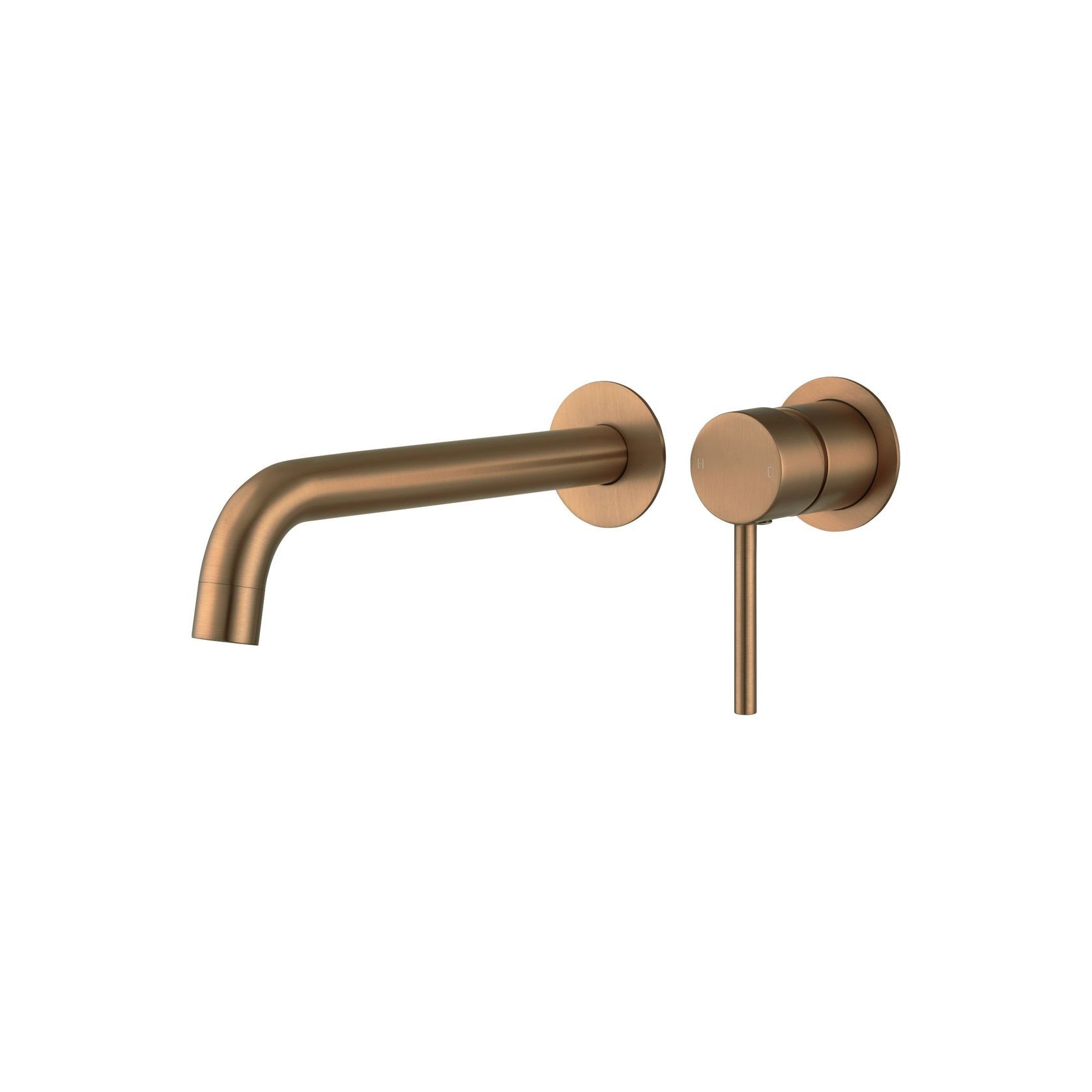 Lucid Pin Spout Mixer Trim Kit Brushed Copper gallery detail image