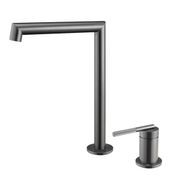 Caddence Split Type Basin Mixer Gun Metal Grey gallery detail image