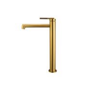 Caddence Tall Basin Mixer Brushed Brass gallery detail image