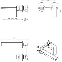 Eleniko Wall | Spout Combo | 2P | Trim Kit Only gallery detail image