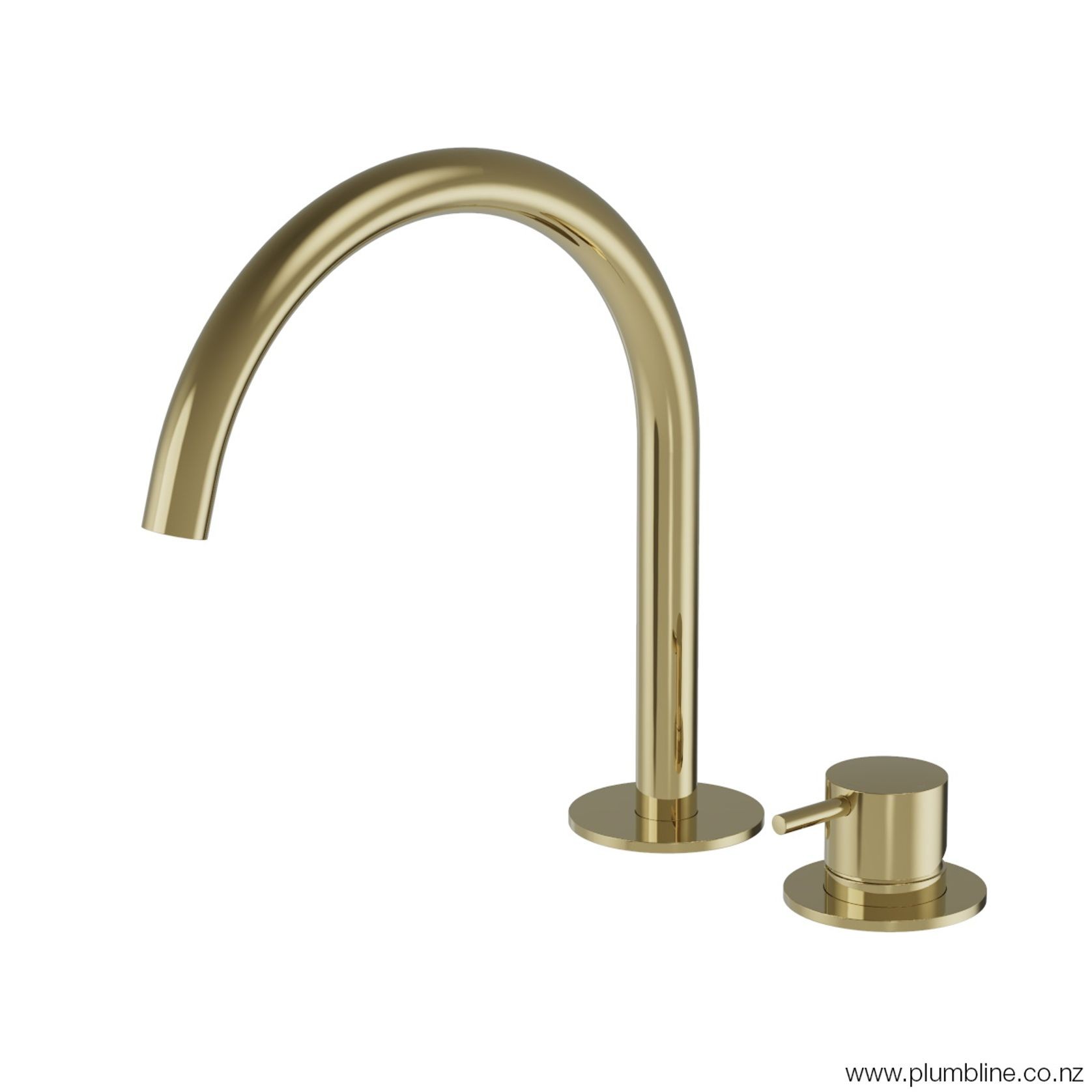Buddy Round 2 Hole Basin Mixer gallery detail image