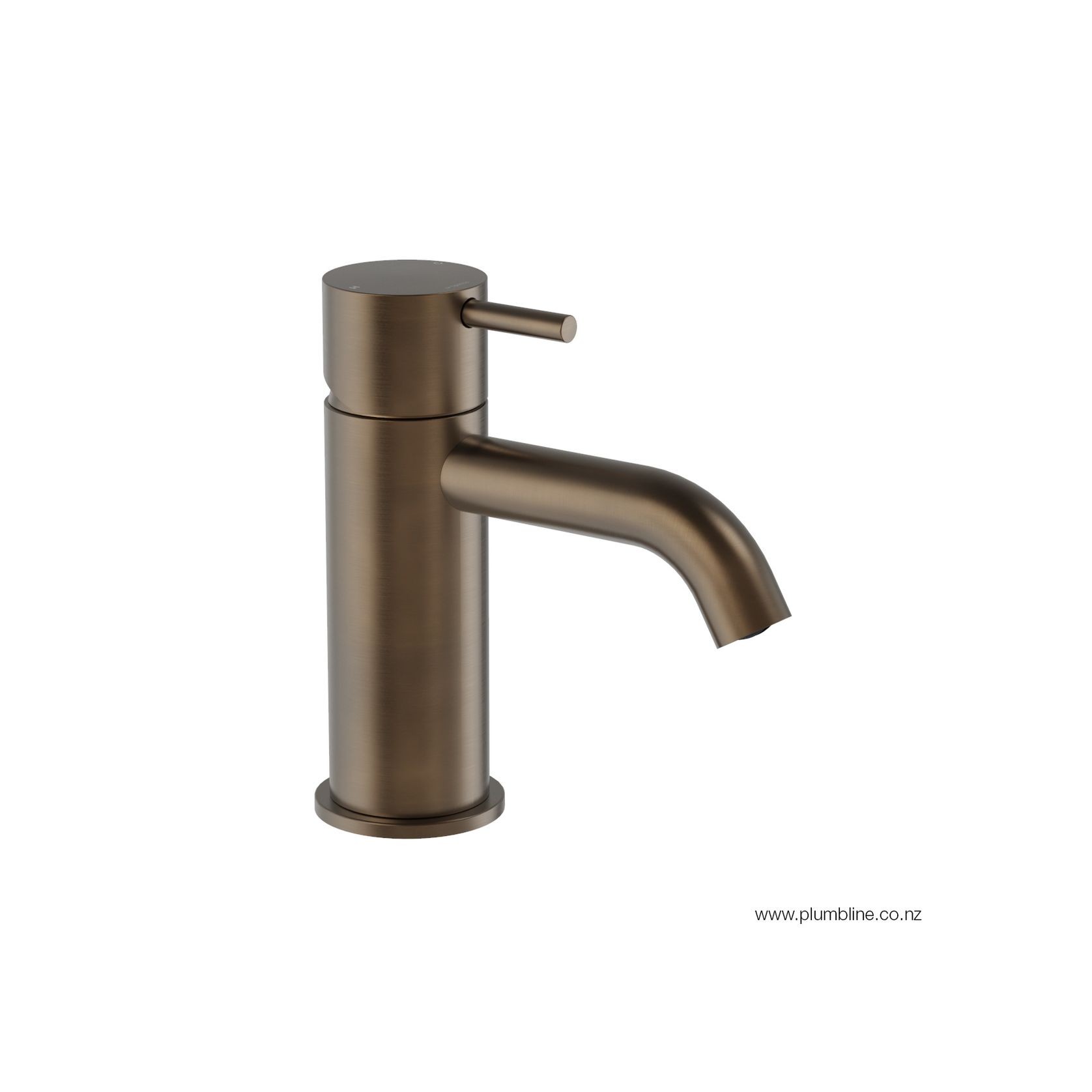 Buddy Low Curved Spout Basin Mixer gallery detail image