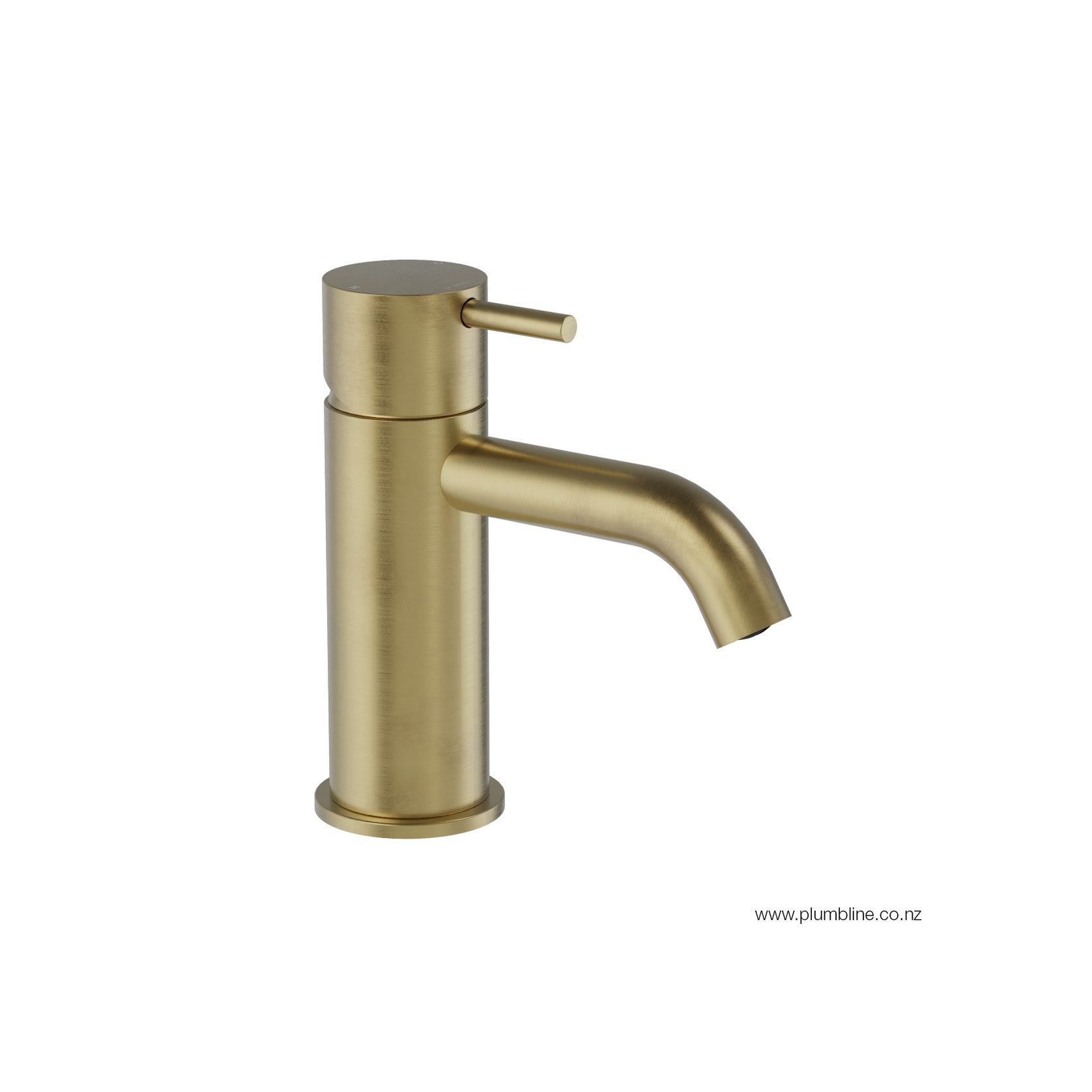 Buddy Low Curved Spout Basin Mixer gallery detail image