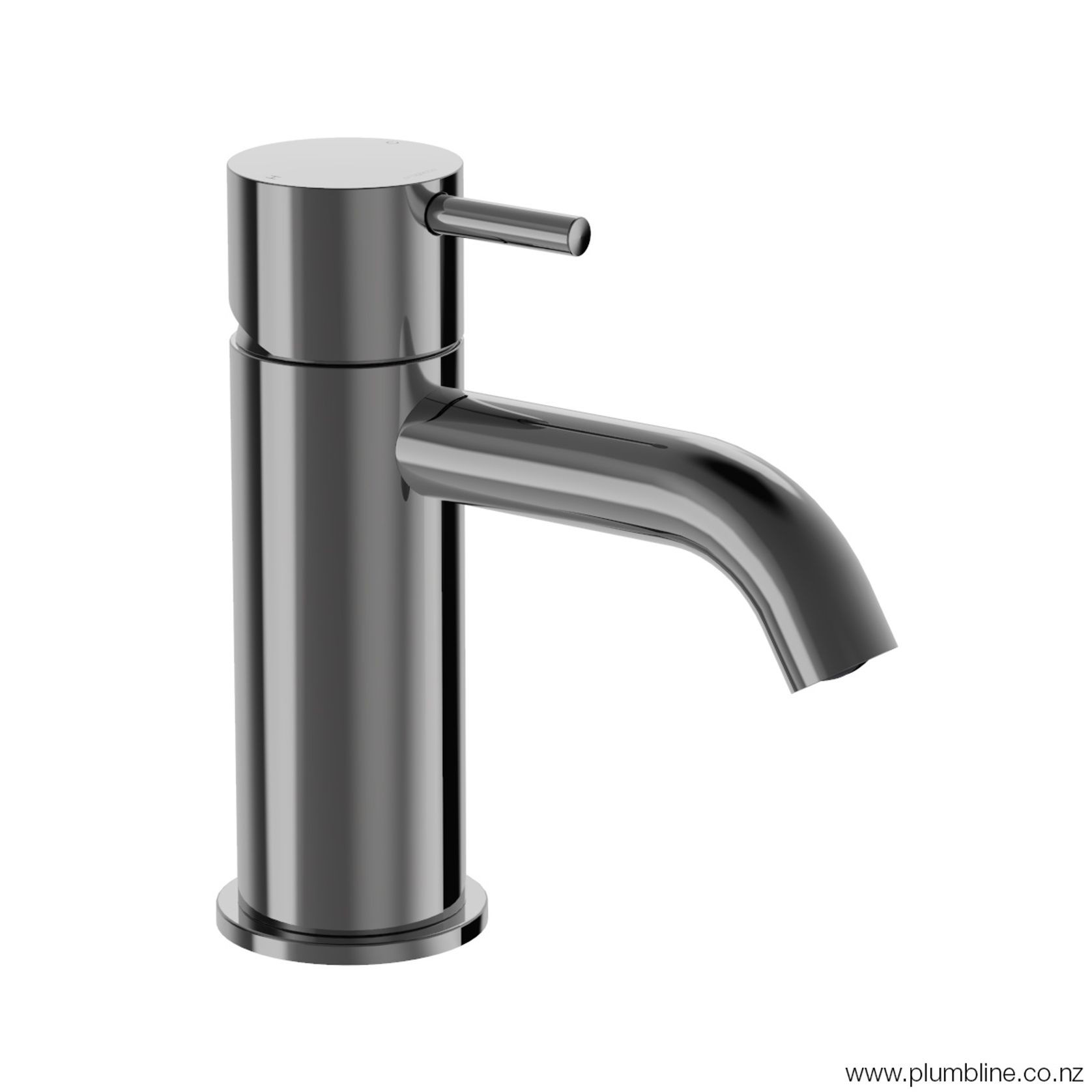 Buddy Low Curved Spout Basin Mixer gallery detail image