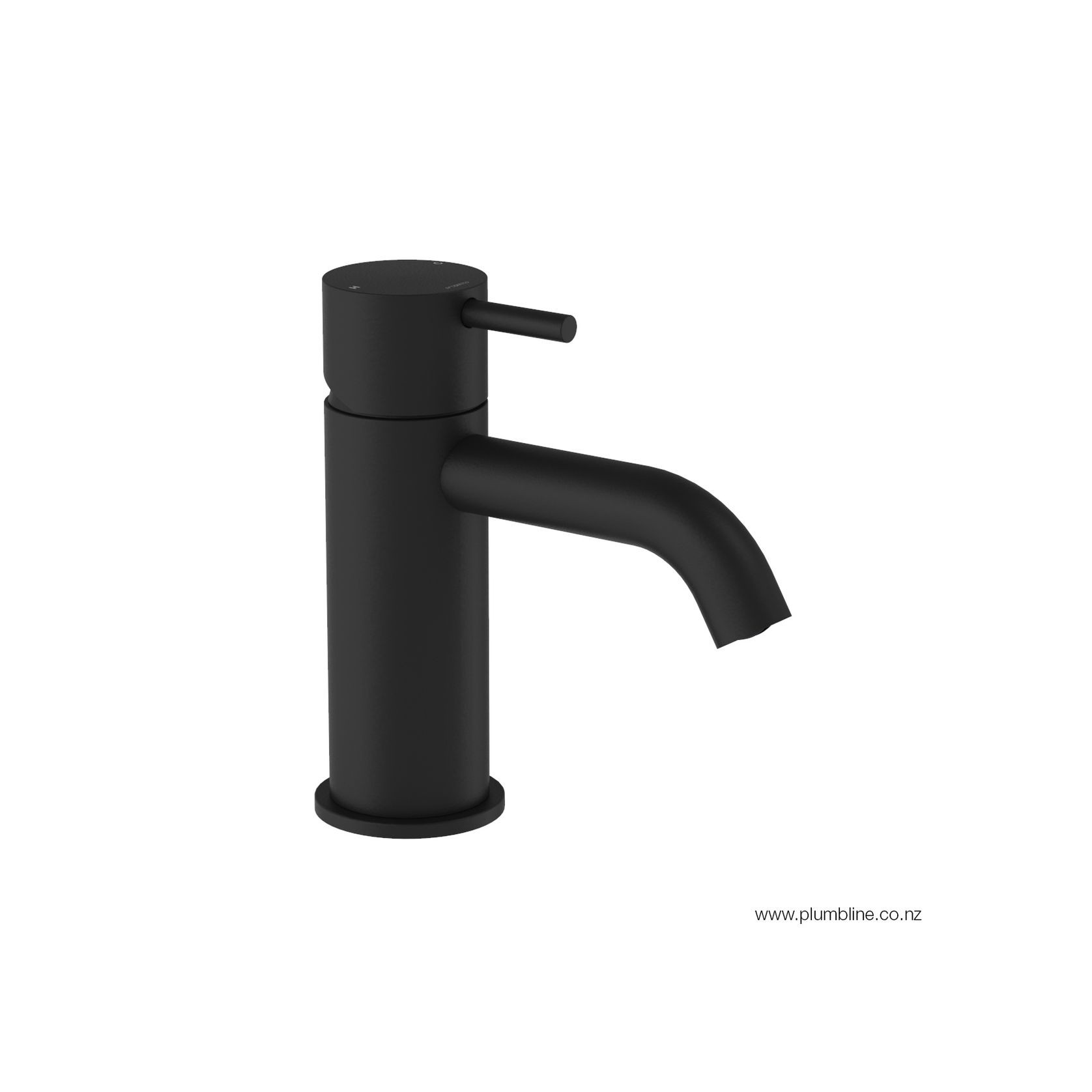 Buddy Low Curved Spout Basin Mixer gallery detail image