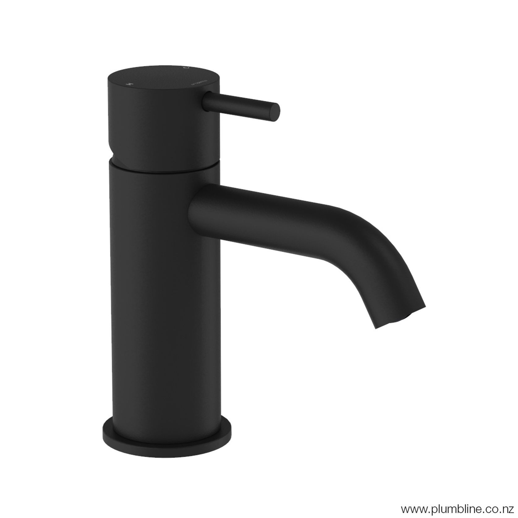 Buddy Low Curved Spout Basin Mixer gallery detail image