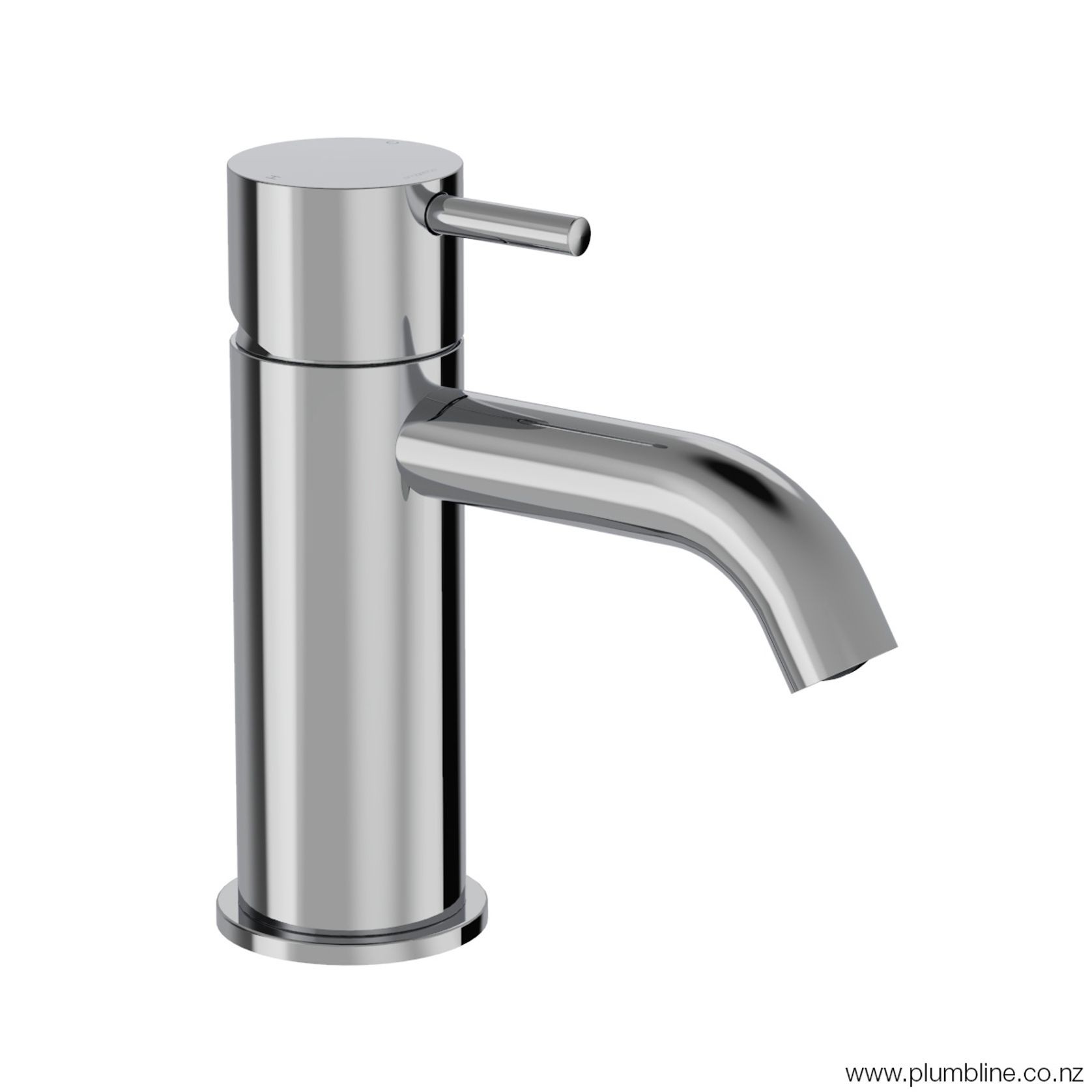 Buddy Low Curved Spout Basin Mixer gallery detail image