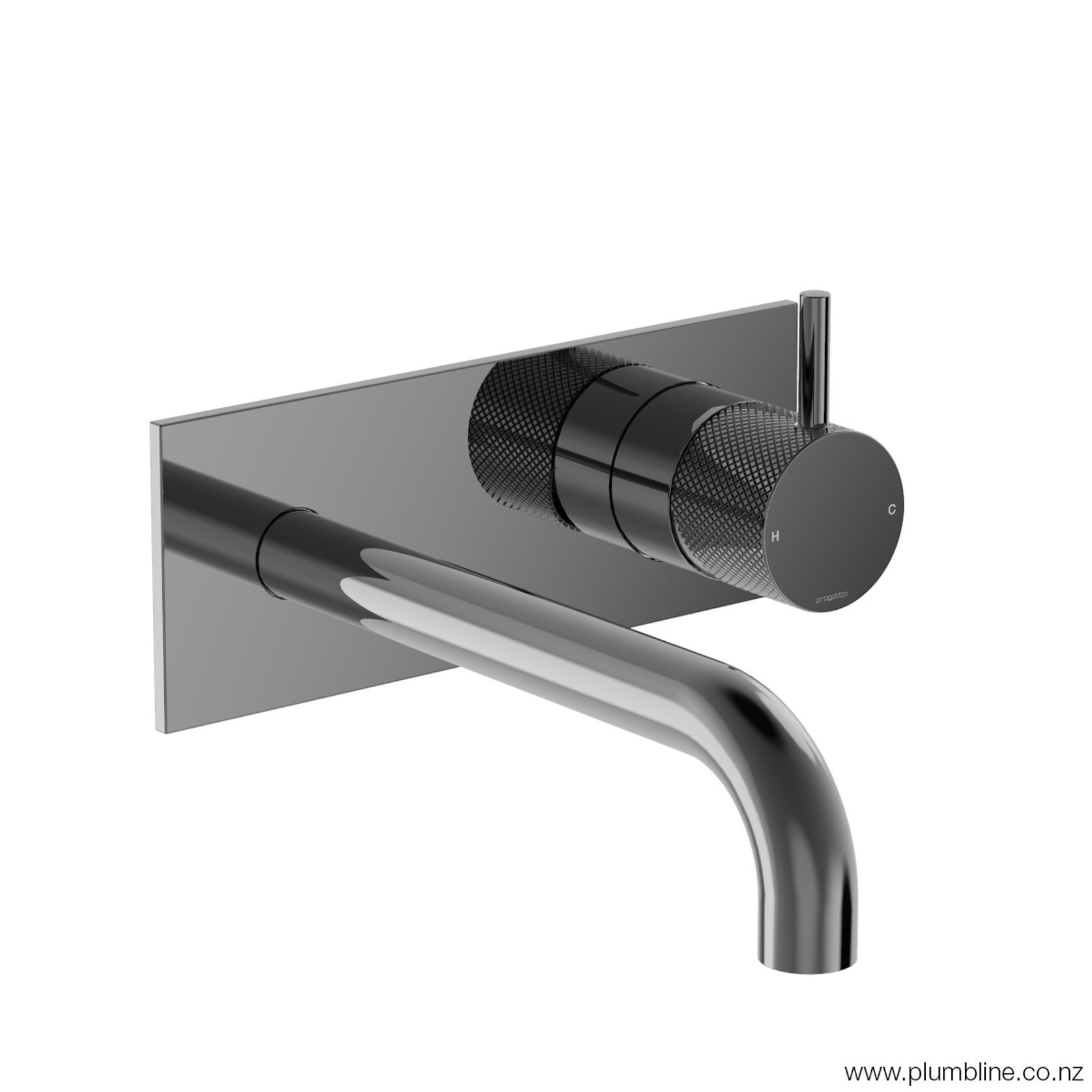 Buddy X Wall Mount Mixer With Backplate gallery detail image