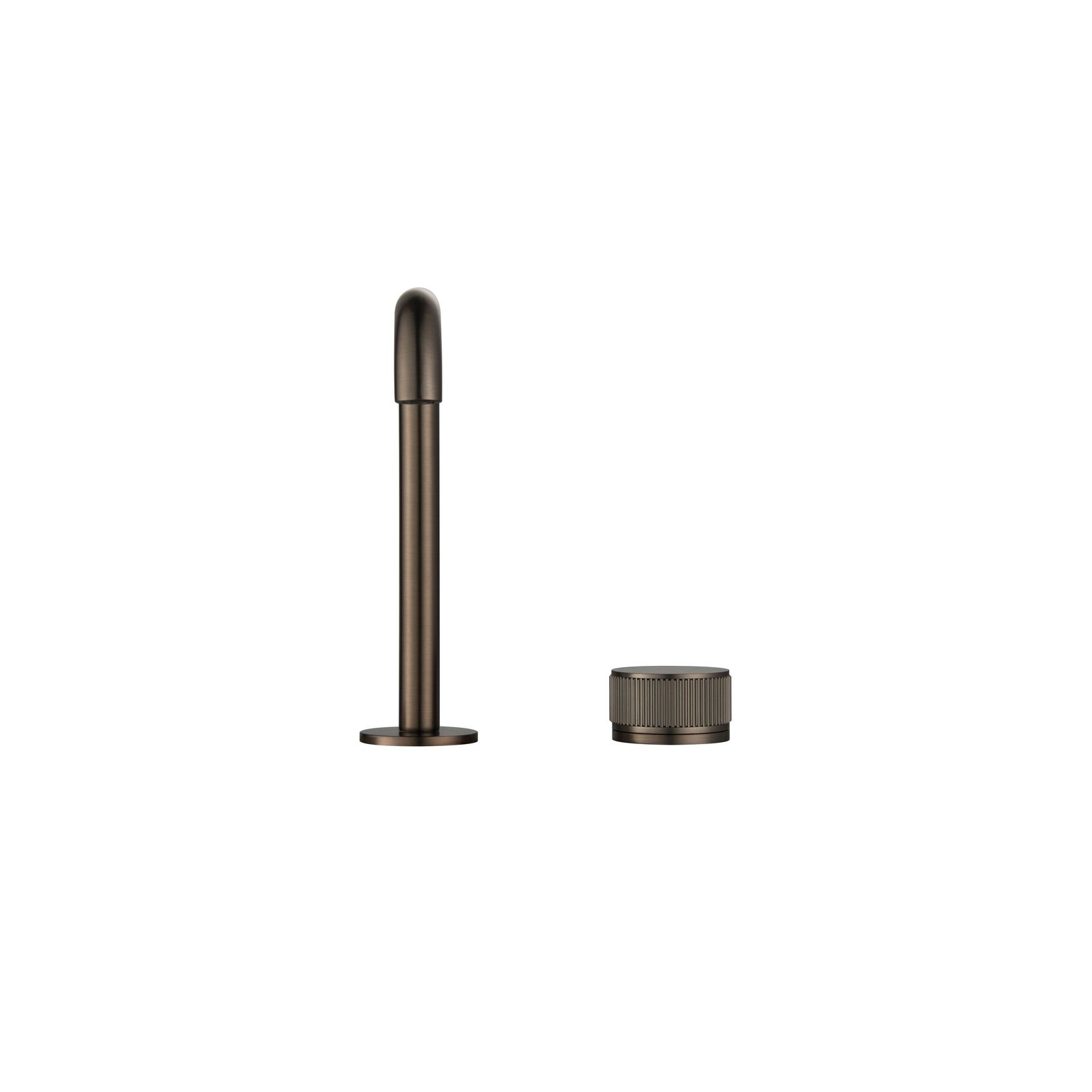 Mica Fluted Soft-Square Hob Basin Mixer gallery detail image