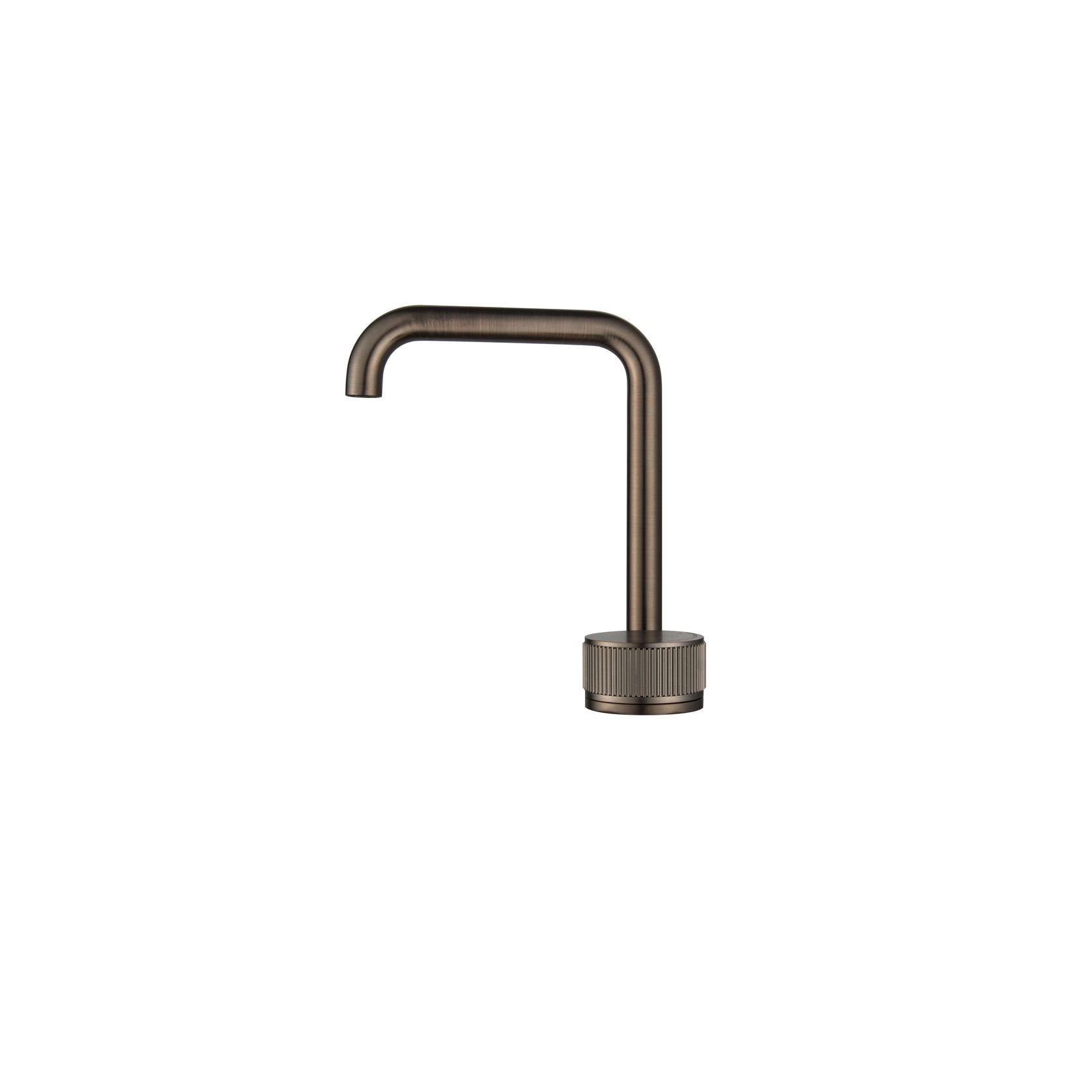Mica Fluted Soft-Square Hob Basin Mixer gallery detail image