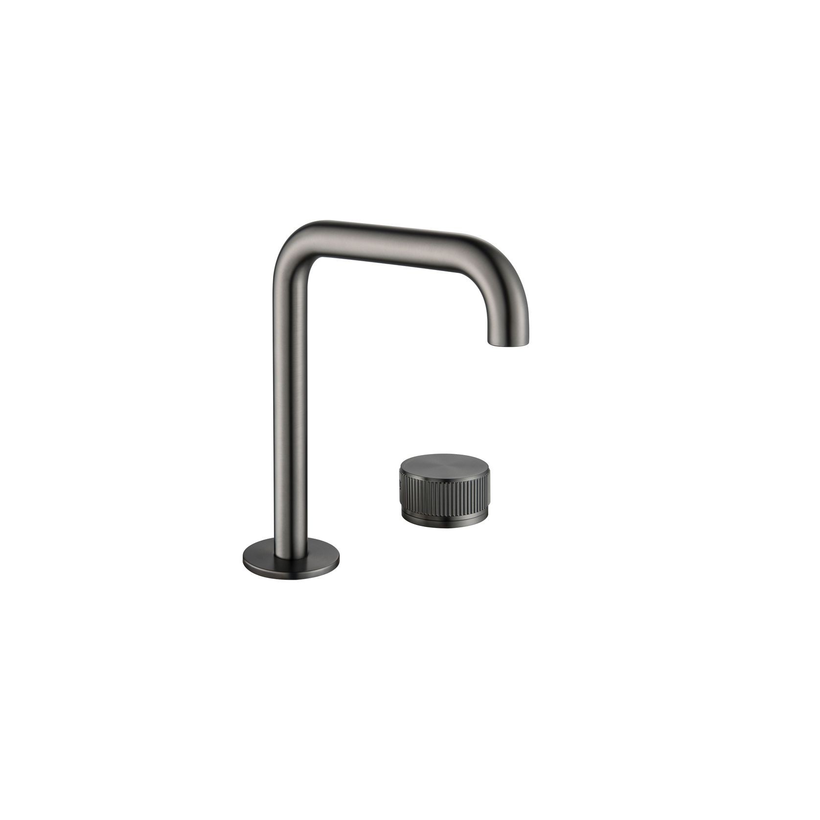 Mica Fluted Soft-Square Hob Basin Mixer gallery detail image